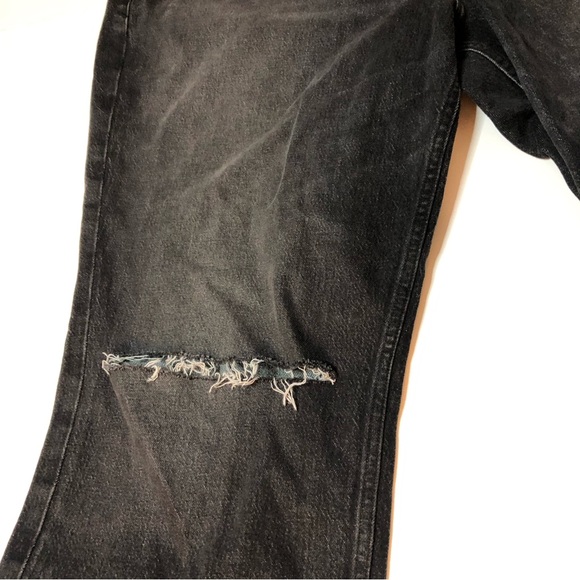 NWT Good American black slight distressed denim size 16 - Picture 14 of 14